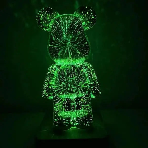 Fireworks Bear 3D Nightlight Chic Solace