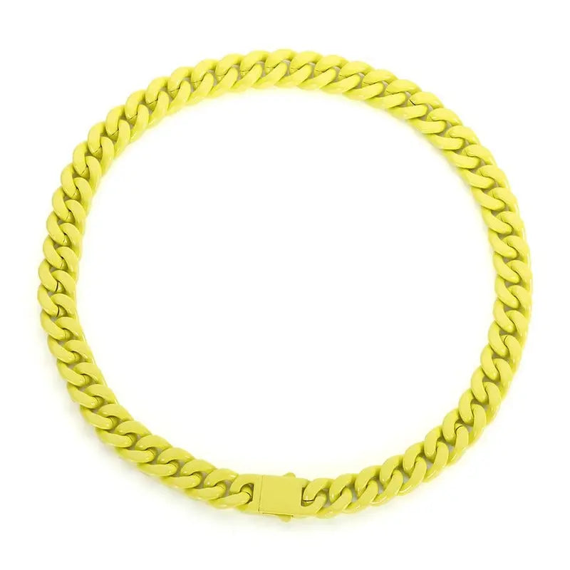 Premium Steel Cuban Link Chic Solace