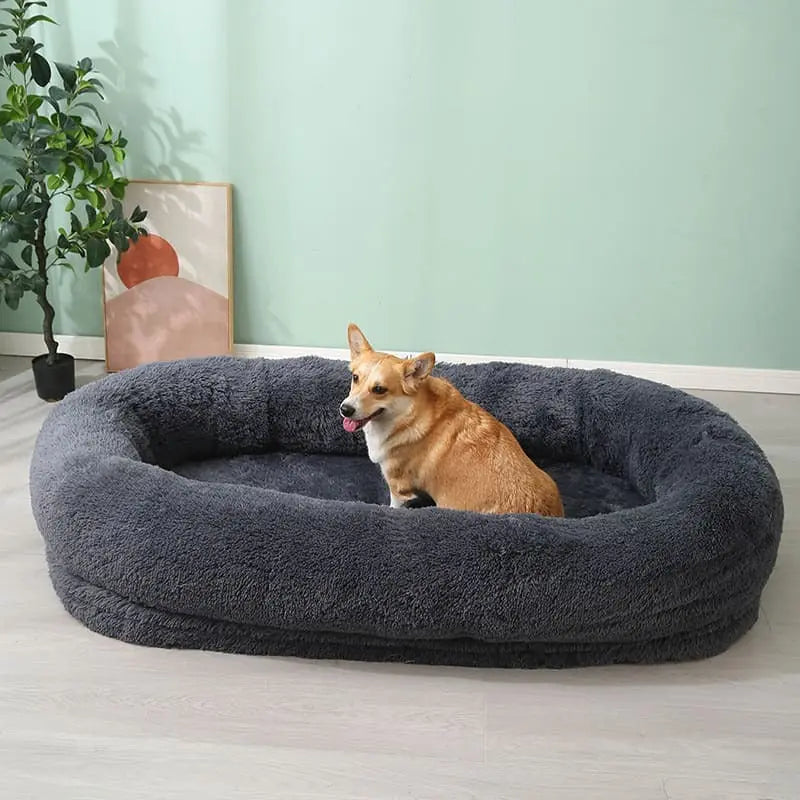 CozyPaws XL Heated Pet Bed Chic Solace