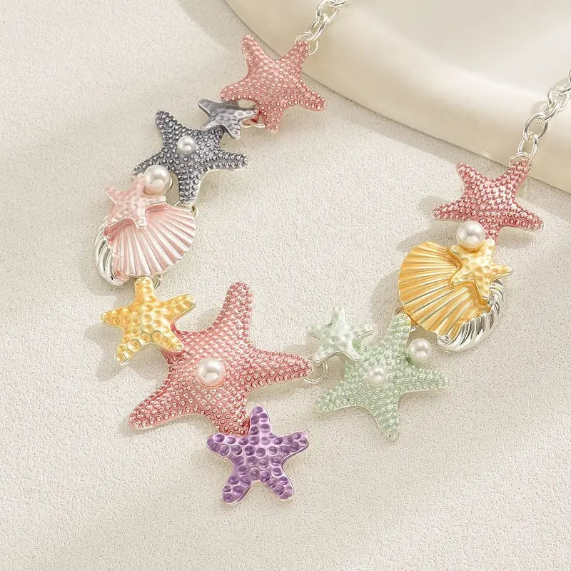 StarShell Charm Necklace Chic Solace