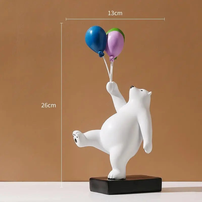 LuxeBunny Balloon Statue Chic Solace