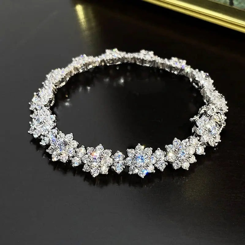 Diamond Petal Bracelet Chic Solace