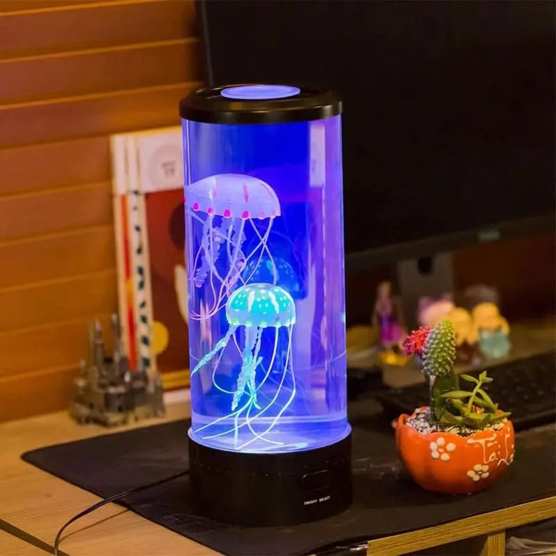 ColorWave Jellyfish Nightlight Chic Solace