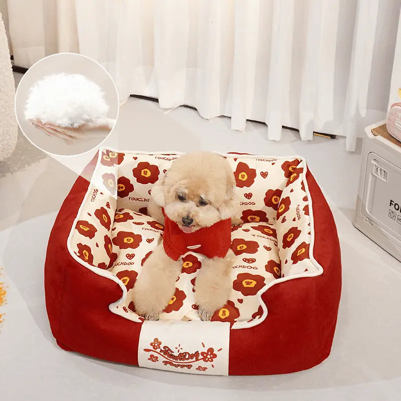 WarmNest Pet Bed Chic Solace